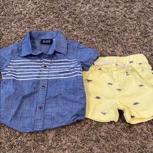 3-6M Boy Matching Set